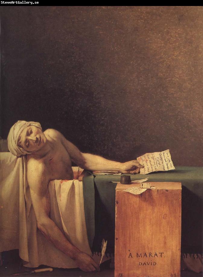 Jacques-Louis David Marats dod